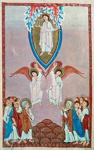 Ms 91 f.96 Ascensione da Ottonian