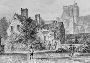 Il Decanato Winchester, c.1830 da Owen Brown Carter