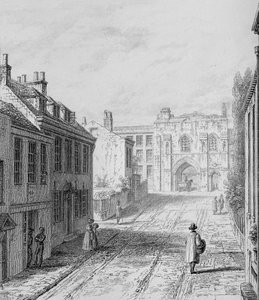 Porta Ovest Winchester vista verso Ovest, c.1830