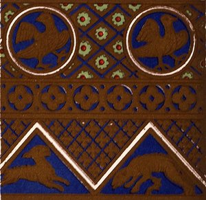 Ornamento bizantino da una cassa smaltata da 