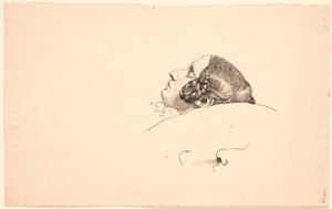 Ritratto di profilo della moglie dell
