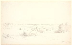 Vista su un paesaggio collinare
