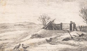 Paesaggio invernale a Vejby da P.C. Skovgaard