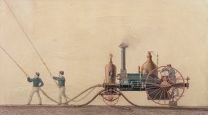 La prima macchina a vapore antincendio utilizzata negli Stati Uniti nel 1841