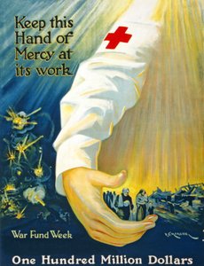 Mantieni questa mano di misericordia al lavoro, Settimana del Fondo di Guerra, Cento Milioni di Dollari, c.1917-20