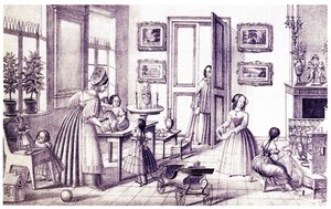 Stanza dei bambini, inizio XIX secolo