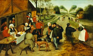 Contadini in una locanda lungo la strada da P. the Younger Brueghel