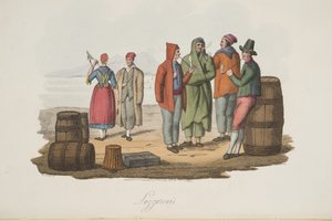 Lazzaroni da Scenari Italiani, rappresentanti i Costumi, le Usanze e i Divertimenti dei diversi Stati d