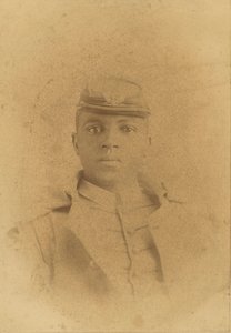 Carta da visita del colonnello Charles Young come cadetto a West Point, 1889