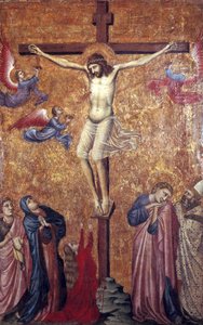 La Crocifissione, parte di un dittico, inizio XIV secolo da Pacino di Bonaguida
