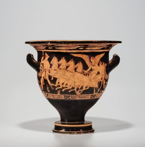 Cratere a campana a figure rosse attico, c.390-370 a.C. da Painter of London F64