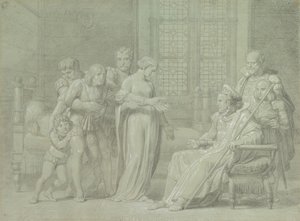 Re Carlo VIII di Francia con il morente Gian Galeazzo Sforza a Pavia, 1775-1860