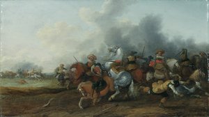 Uno scontro di cavalleria, 1632 da Palamedes Palamedesz