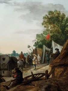 Un accampamento militare da Palamedes Palamedesz