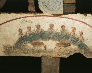 Banchetto eucaristico, Cubicula dei Sacramenti da Paleo Christian