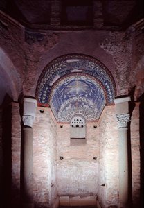 Nicchia con mosaico, 5°-6° secolo da Paleo Christian