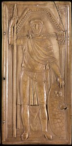 Stilicone in armi, generale, patrizio e console dell
