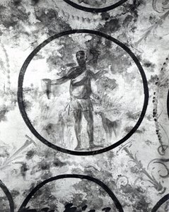Il buon pastore, dalla volta di una delle camere da Paleo Christian