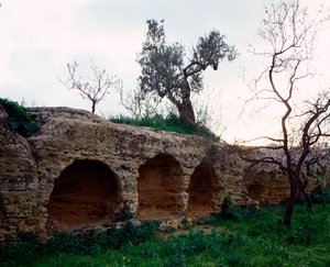 Vista della necropoli paleocristiana, IV secolo