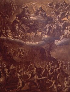 La crocifissione di San Pietro, c.1615 da Palma Il Giovane