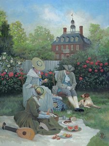 Il picnic, 2015 (olio su tela)