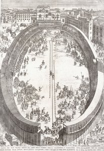 Grande Piatto Pieghevole del Grande Teatro, 1680 da Paolo Amato