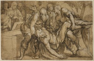 La sepoltura da Paolo Farinati