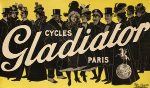 Cycles Gladiator, c. 1900 da Paolo Henri