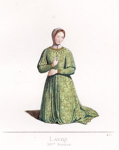 Laure de Sade (1310-1348) - Laura di Petrarca, da un ritratto di Simone Martini