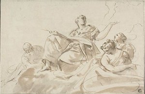 Figure allegoriche da Paolo Pagani
