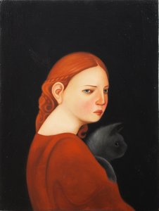 Laura, 2019 (olio su pannello di legno) da Paolo Perfranceschi
