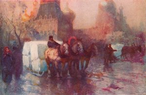 Trasporto del ghiaccio a Mosca