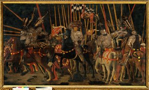 Battaglia di San Romano tra i Fiorentini e i Senesi da Paolo Uccello