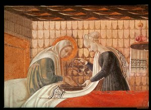 Nascita della Vergine, (dettaglio di Sant