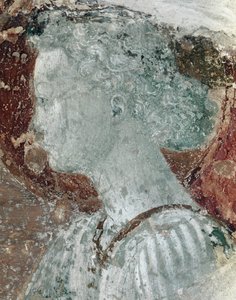 Scene di vita monastica: testa di angelo (dettaglio)