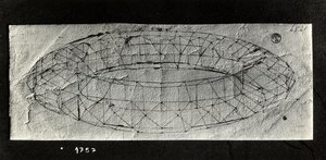 Studio di un "mazzocchio" (base imbottita arrotolata di un cappuccio) da Paolo Uccello