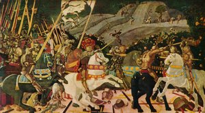 La Battaglia di San Romano da Paolo Uccello