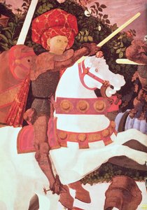 La Battaglia di San Romano, (dettaglio di Niccolò da Tolentino)