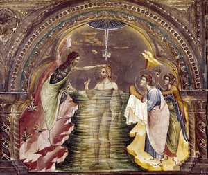 Il battesimo di Gesù (dettaglio)