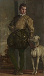 Ragazzo con un levriero, forse 1570s