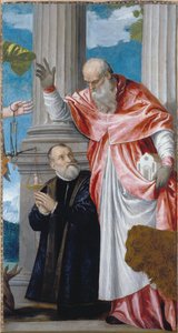 San Girolamo e un donatore da Paolo Veronese