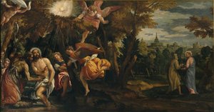 Il battesimo e le tentazioni di Cristo, 1582