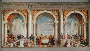 Il banchetto nella casa di Levi da Paolo Veronese