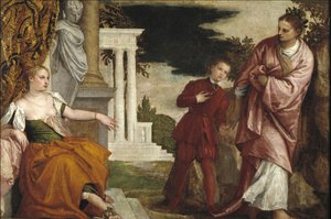 Giovane tra la Virtù e il Vizio da Paolo Veronese