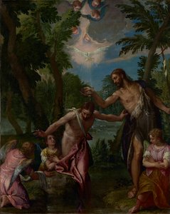 Il battesimo di Cristo da Paolo Veronese and workshop