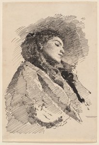 Giovane donna addormentata