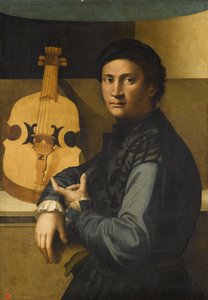 Ritratto di un violista da Paolo Zacchia the Elder