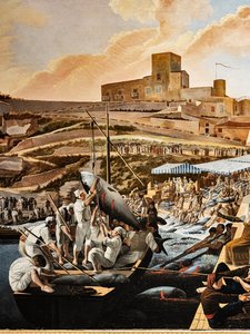 La mattanza del tonno a Solanto alla presenza della famiglia reale