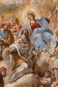 Affreschi raffiguranti la vita di San Cataldo da Paolo di Matteis