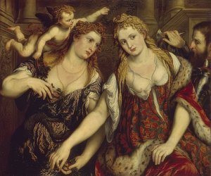 Flora, Venere, Marte e Amore. Anni 1550 da Paris Bordone